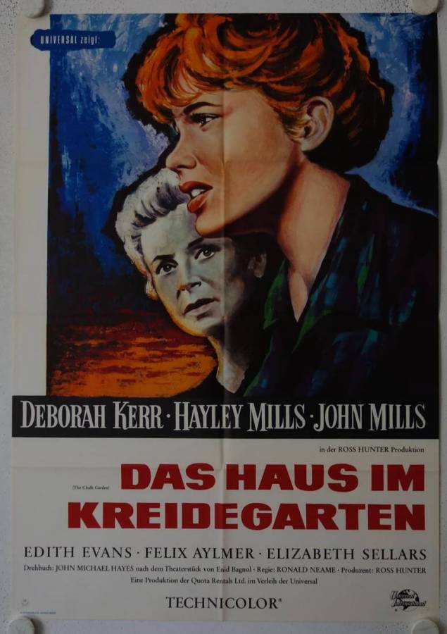 The Chalk Garden original release german movie poster